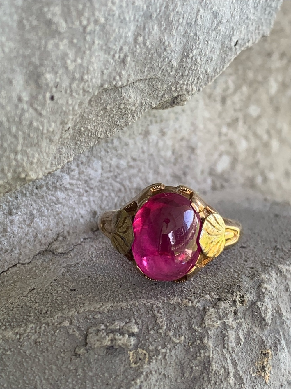 10k vintage ruby ring - Picture 11 of 11